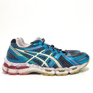 Asics Gel Kayano 19 T392N Women's Size 10 Running Blue Shoes Sneakers Athletic